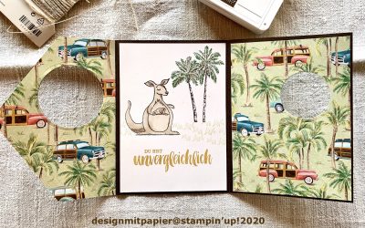 SUper Sonntag #66 Peek a Boo Flap Card