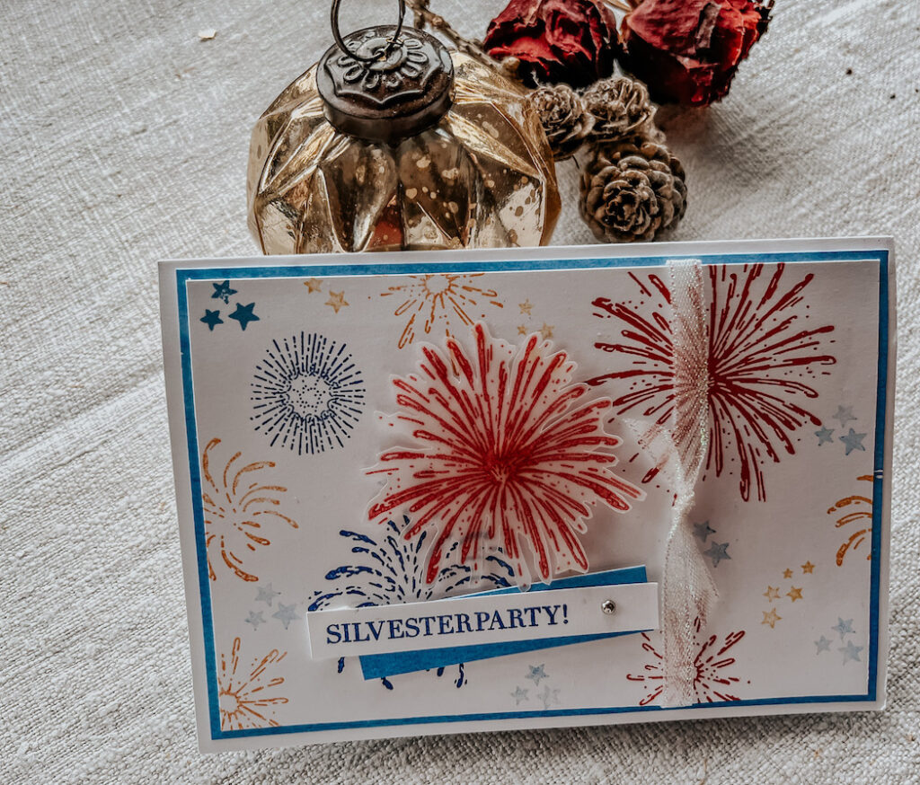 Pop Up Karte Silvesterparty